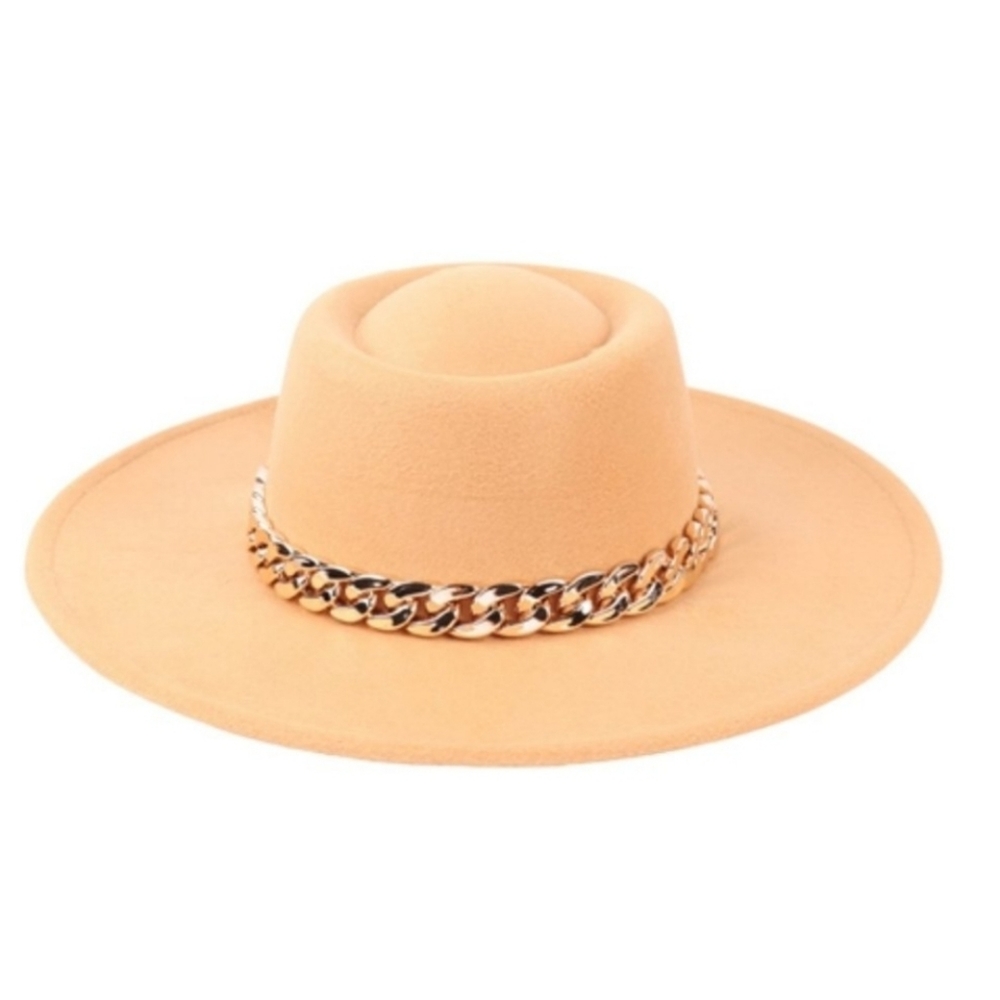 🔥🔥Riah Fashion Camel Fedora Hat NWT